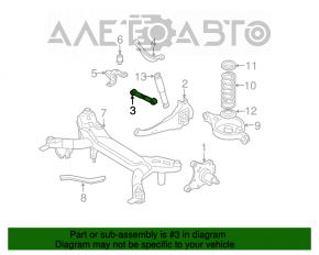 Bara de reglare spate stânga Mazda6 03-08