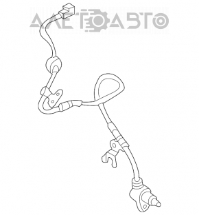 Senzor ABS spate dreapta Mazda6 03-08