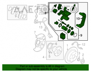 Suport spate dreapta Mazda6 03-08