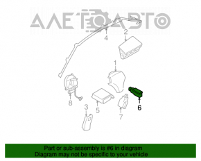 Senzor airbag frontal stânga Mazda6 03-08