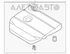 Накладка двигателя Mazda6 09-13 2.5