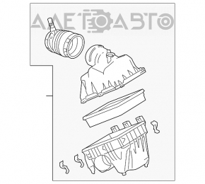 Corpul filtrului de aer Mazda6 09-13 2.5