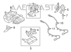 Sonda lambda pentru a doua generație Mazda6 09-13 2.5