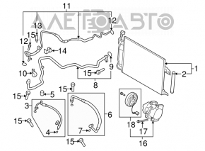 Compresorul de aer condiționat pentru Mazda6 09-13 2.5