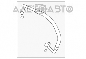 Furtun de aer condiționat din fier/cauciuc pentru Mazda6 09-13 2.5