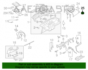 Воздуховод правый Mazda6 09-13