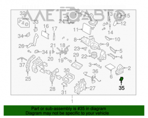 Actuator motor pentru ventilatorul de încălzire Mazda6 09-13