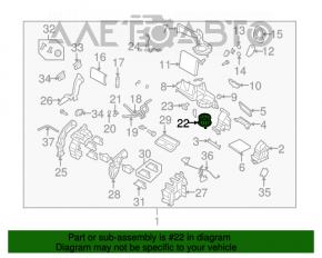 Motorul ventilatorului de încălzire Mazda6 09-13