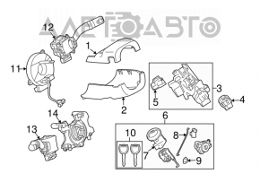 Comutatorul de sub volan dreapta Mazda6 09-13