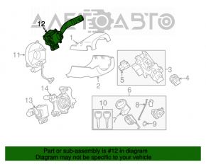 Comutatorul de sub volan dreapta Mazda6 09-13