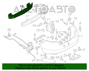 Amplificatorul pentru bara spate Mazda6 09-13