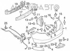 Amplificatorul pentru bara spate Mazda6 09-13