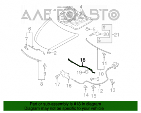 Suport de capot pentru Mazda6 09-13