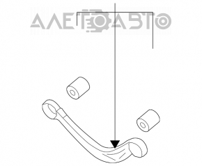 Maneta transversală superioară spate stânga Mazda6 09-13 nouă neoriginală APPLUS