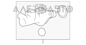 Cilindrul principal de frână cu rezervor Mazda6 09-13