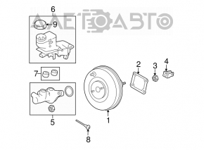 Cilindrul principal de frână cu rezervor Mazda6 09-13