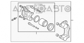 Suportul frontal stânga Mazda6 09-13