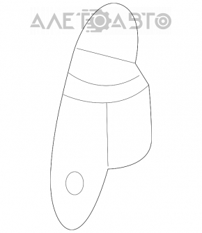 Петля двери верхняя задняя правая Mitsubishi Galant 04-12