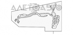 Замок двери передней правой Mitsubishi Galant 04-12