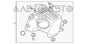 Корпус воздушного фильтра Mitsubishi Galant 04-12 нижняя часть