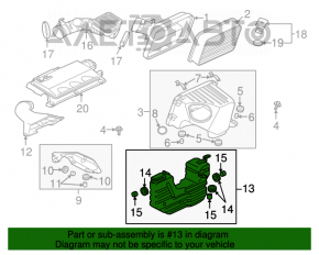 Coș de gunoi Mitsubishi Galant 04-12