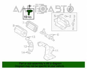 Contor de aer pentru Mitsubishi Galant 04-12