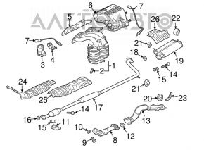 Sonda lambda pentru al doilea Mitsubishi Galant 04-12