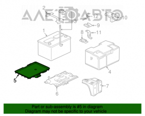 Montarea bateriei asamblate Mitsubishi Galant 04-12