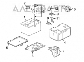 Montarea bateriei asamblate Mitsubishi Galant 04-12