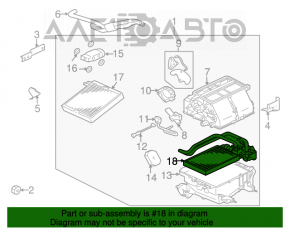 Радиатор отопителя печки Mitsubishi Galant 04-12