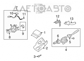 Comutatorul de sub volan dreapta Mitsubishi Galant 04-12