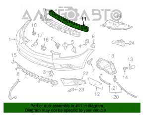 Amplificatorul de bara fata Mitsubishi Galant 04-12