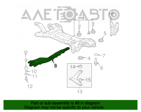 Bara longitudinală frontală pentru schi Mitsubishi Galant 04-12