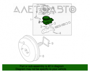 Бачок ГТЦ Mitsubishi Galant 04-12