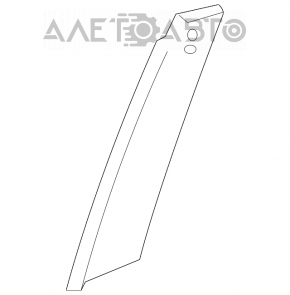 Panoul lateral spate stânga al ușii Toyota Prius 2004-2009