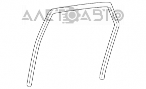 Garnitură de etanșare a geamului spate stânga Toyota Prius 2004-2009