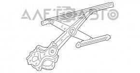 Geam electric cu motor spate stânga Toyota Prius 30 10-15