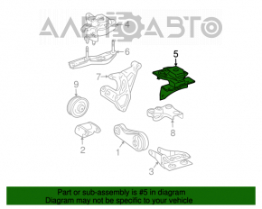 Pernele motorului stâng Toyota Prius 2004-2009