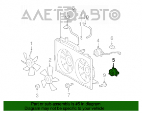 Motorul ventilatorului de răcire stânga Toyota Prius 2004-2009