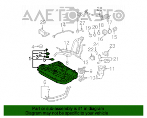 Rezervorul de combustibil Toyota Prius 2004-2009