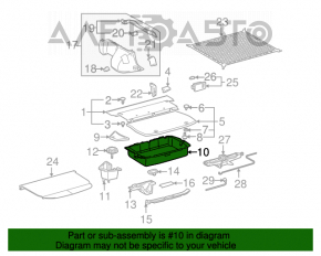 Suport portbagaj Toyota Prius 2004-2009