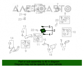 Husa monitor Toyota Prius 2004-2009