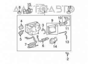 Evaporator Toyota Prius 2004-2009