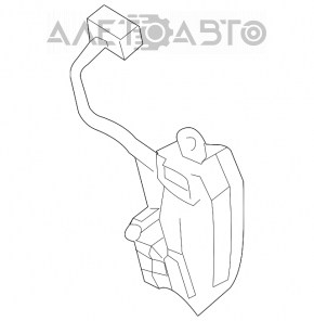 Butonul de control de pe volanul stâng al Toyota Prius 2004-2009.