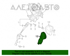 Кожух рулевой колонки Toyota Prius 20 04-09