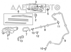 Duza de spalat geamurile din spate pentru Toyota Prius 2004-2009