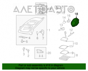 Capacul lămpii stânga Toyota Prius 20 04-09