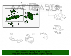 Главный тормозной цилиндр Toyota Prius 20 04-09