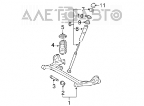 Amortizor spate stânga Toyota Sienna 04-10