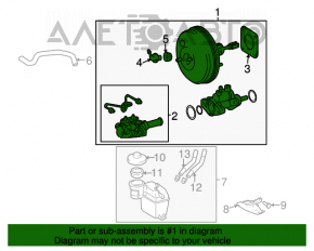 Amplificator de vidare Toyota Sienna 04-10